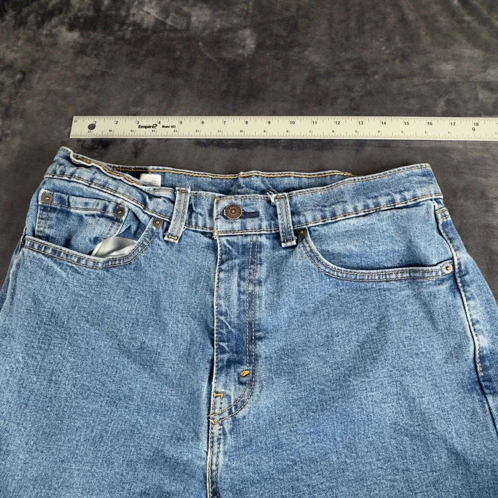 Levi's 505 Regular Fit Jeans Mens 34x29 Blue Straight Leg Denim Pants